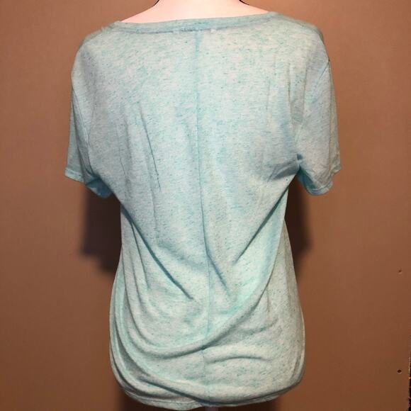 Victoria’s Secret Heather Mint Seafoam Green Tee Shirt Blouse Top size M - Picture 3 of 11